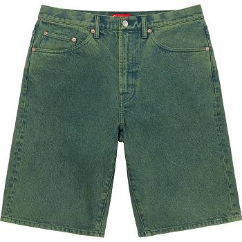Pantalones Cortos Supreme Baggy Denim Verde | Supreme 271NB